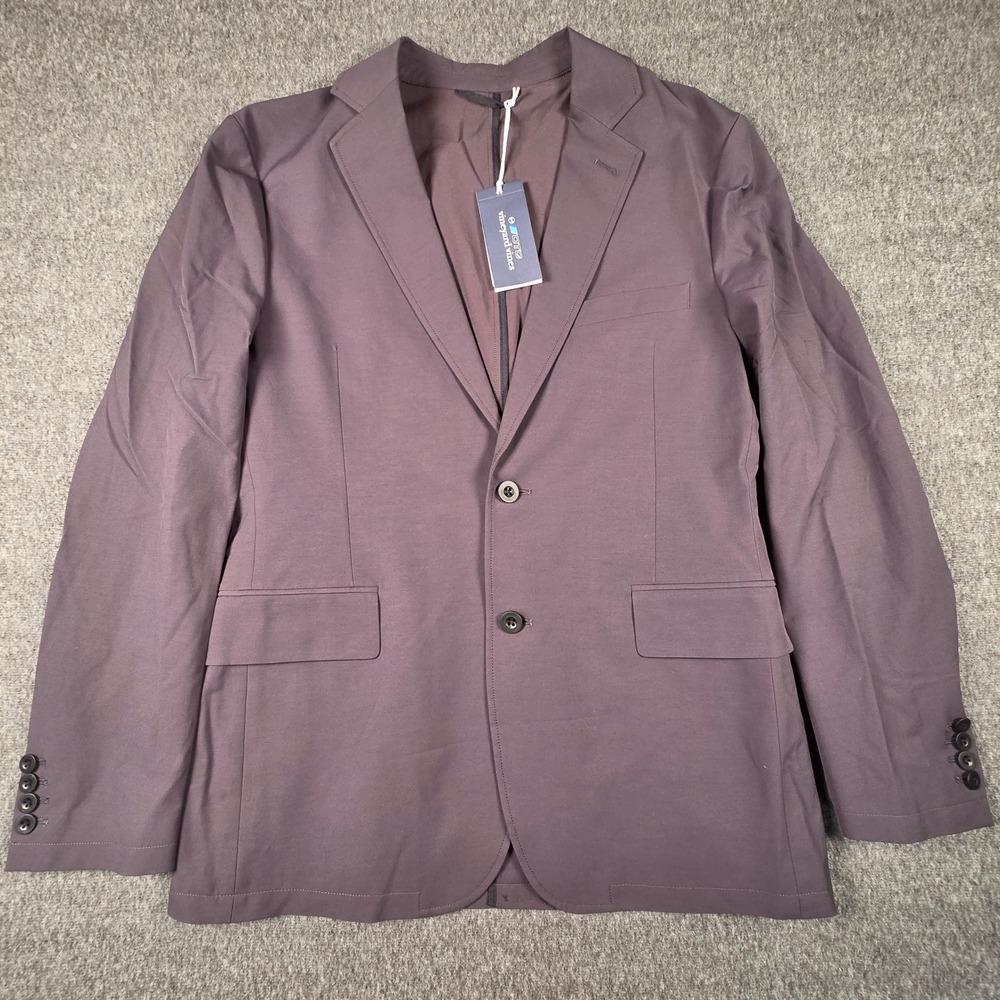 Vineyard Vines OTG Blazer Mens 38R Lightweight On-The-Go Blazer Dark Night NEW